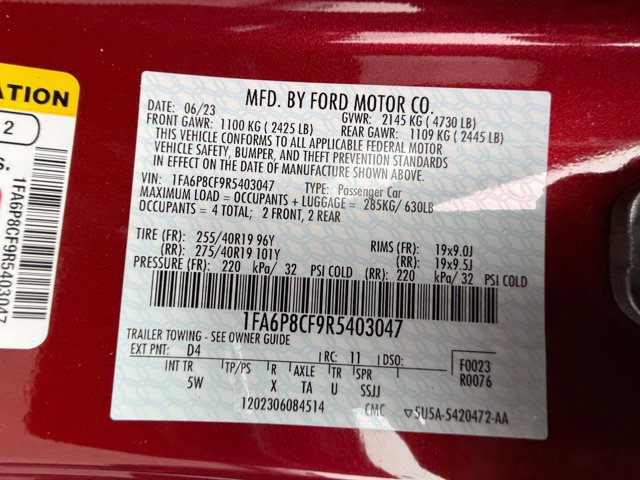 Certified 2024 Ford Mustang GT Premium w/ GT Performance Package image 42