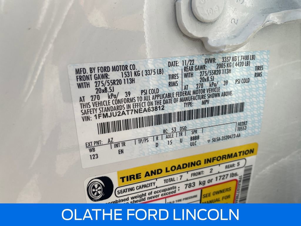 Certified 2022 Ford Expedition Limited image 29