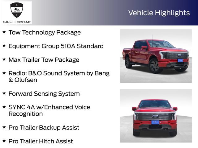 Certified 2023 Ford F150 Lightning Lariat w/ Tow Technology Package AWD/4WD image 4