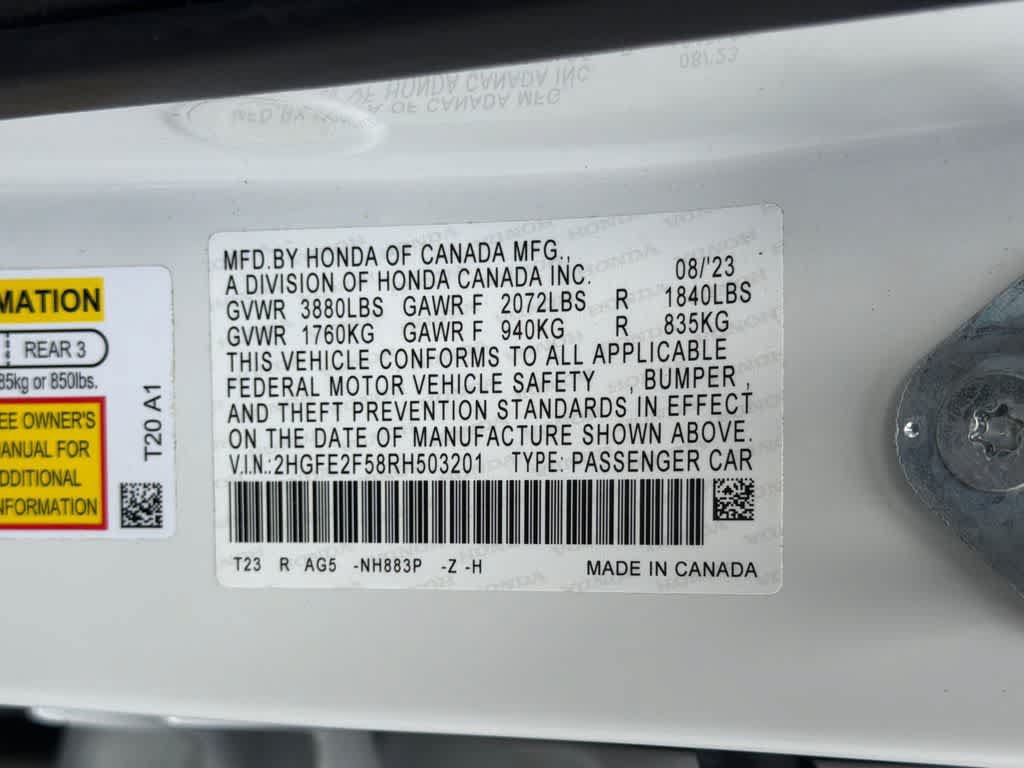 Used 2024 Honda Civic Sport image 31