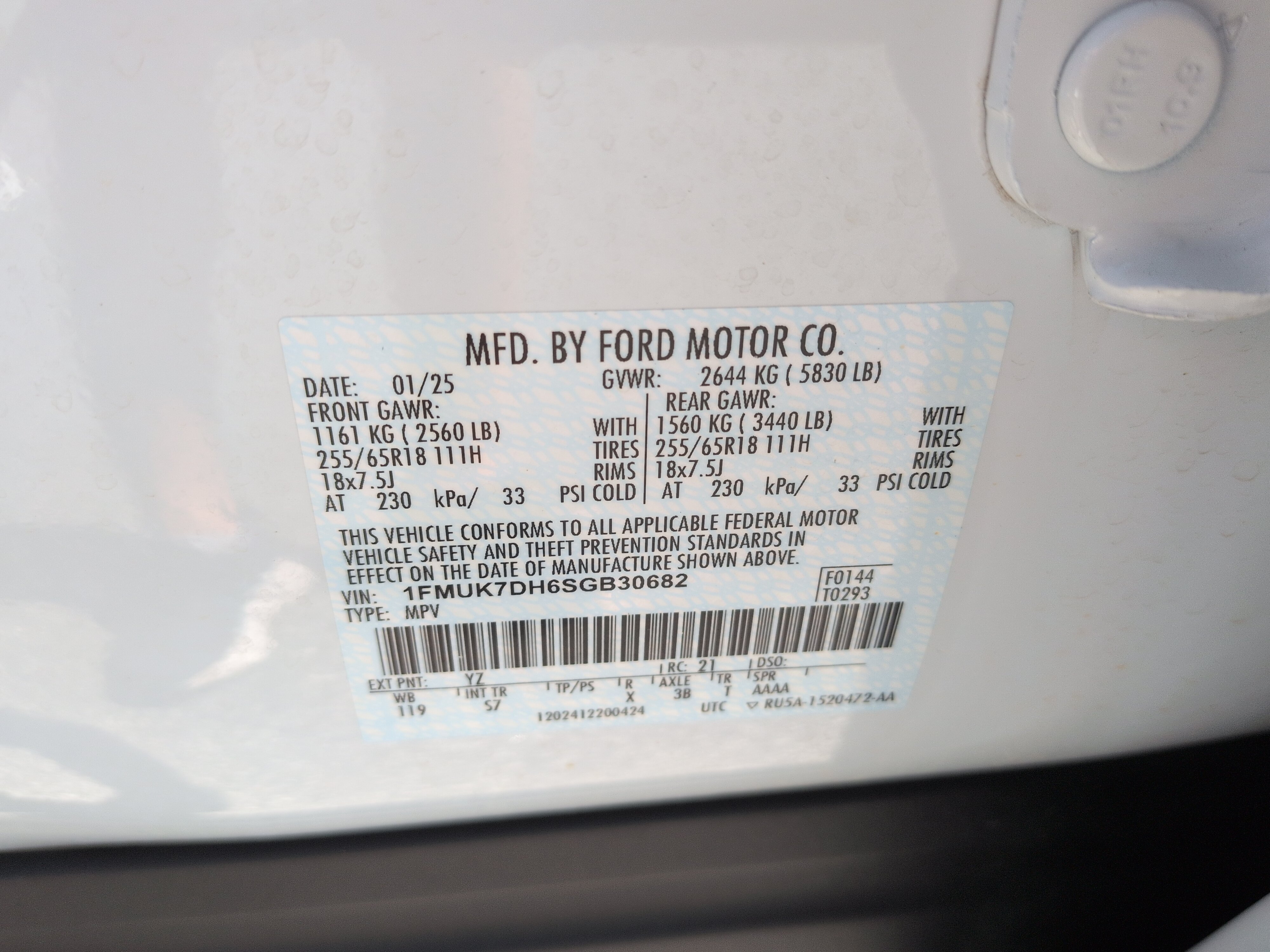 Certified 2025 Ford Explorer Active w/ Active Comfort Package RWD image 28