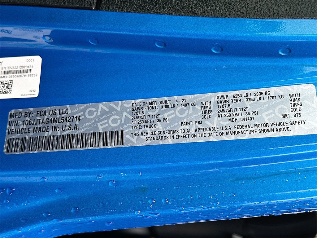 Used 2021 Jeep Gladiator Sport image 27