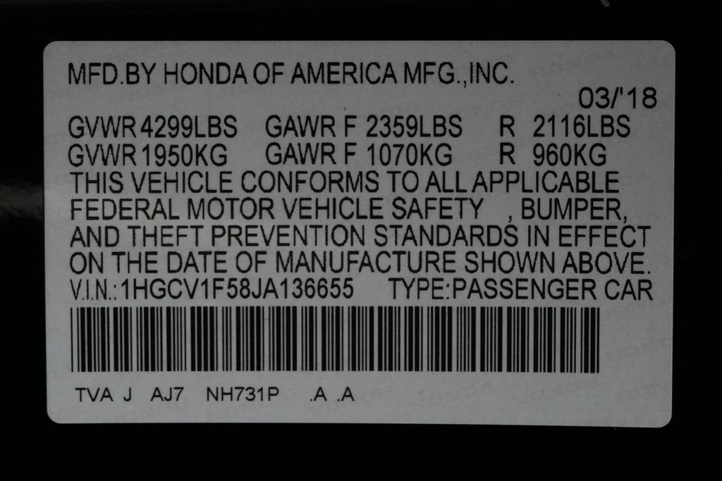 Used 2018 Honda Accord EX-L image 24