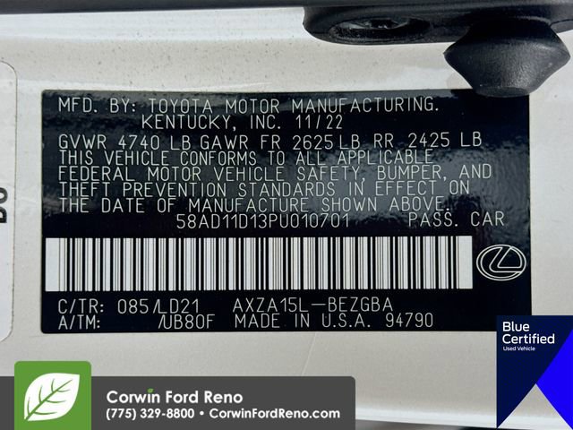 Used 2023 Lexus ES 250 w/ Premium Package AWD/4WD image 35