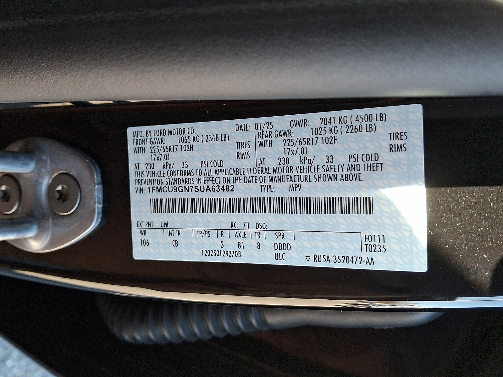 Certified 2025 Ford Escape Active image 26