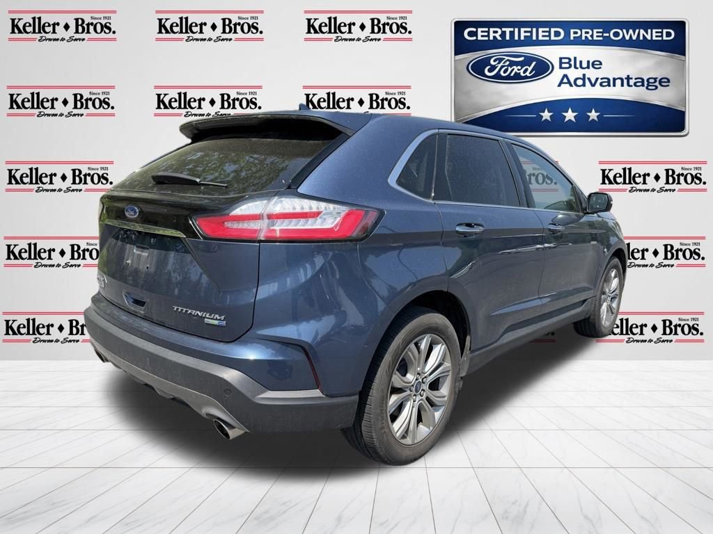 Certified 2019 Ford Edge Titanium w/ Cold Weather Package AWD/4WD image 7