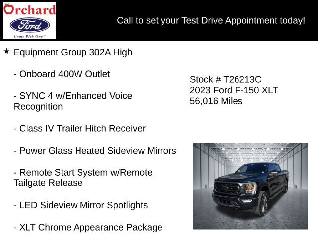 Certified 2023 Ford F150 XLT w/ Equipment Group 302A High AWD/4WD image 7