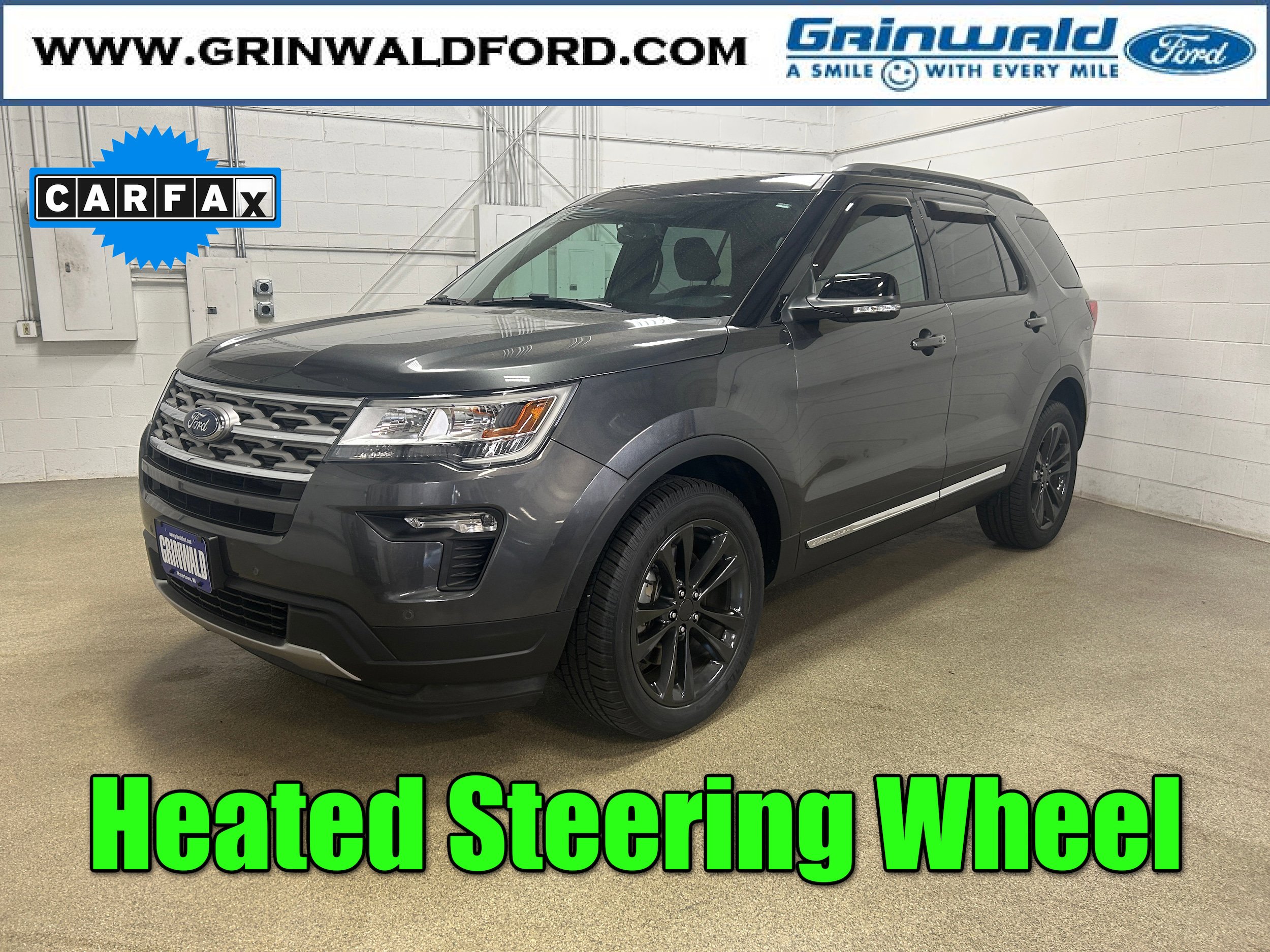 Certified 2018 Ford Explorer XLT w/ Equipment Group 202A