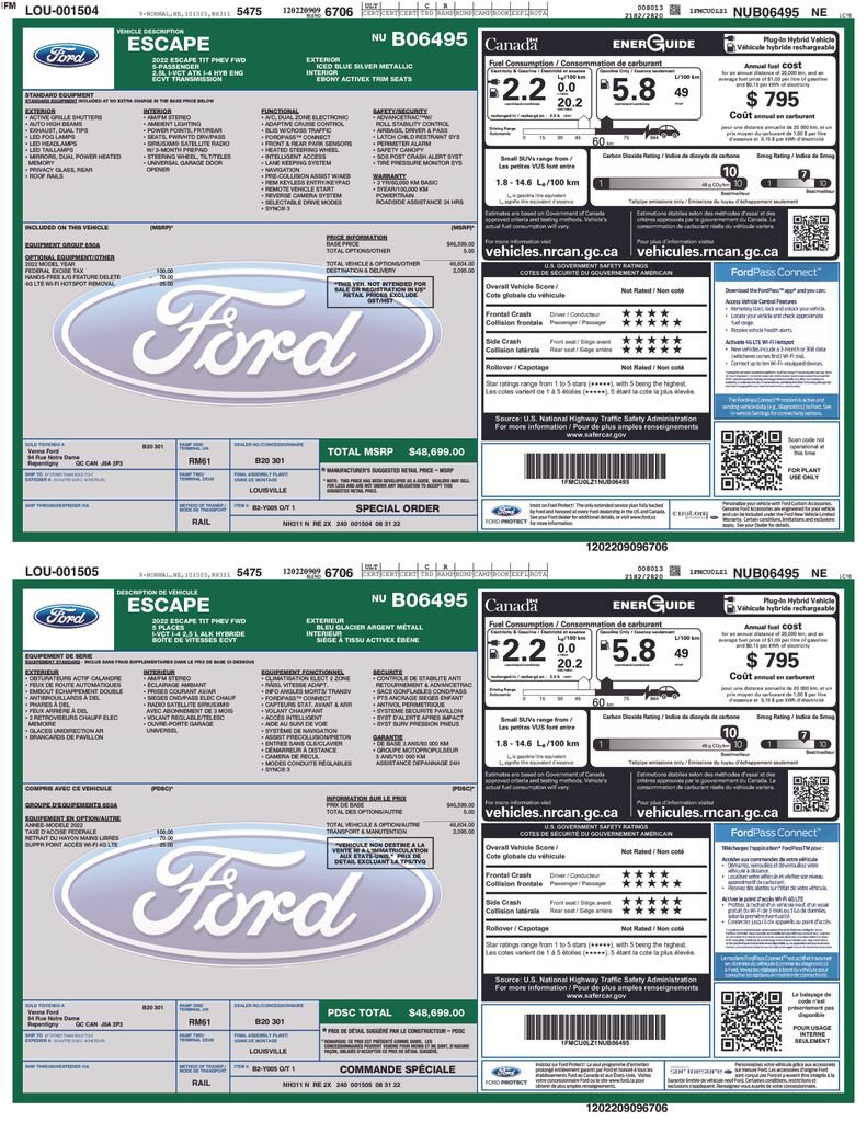 Certified 2022 Ford Escape Titanium FWD image 12