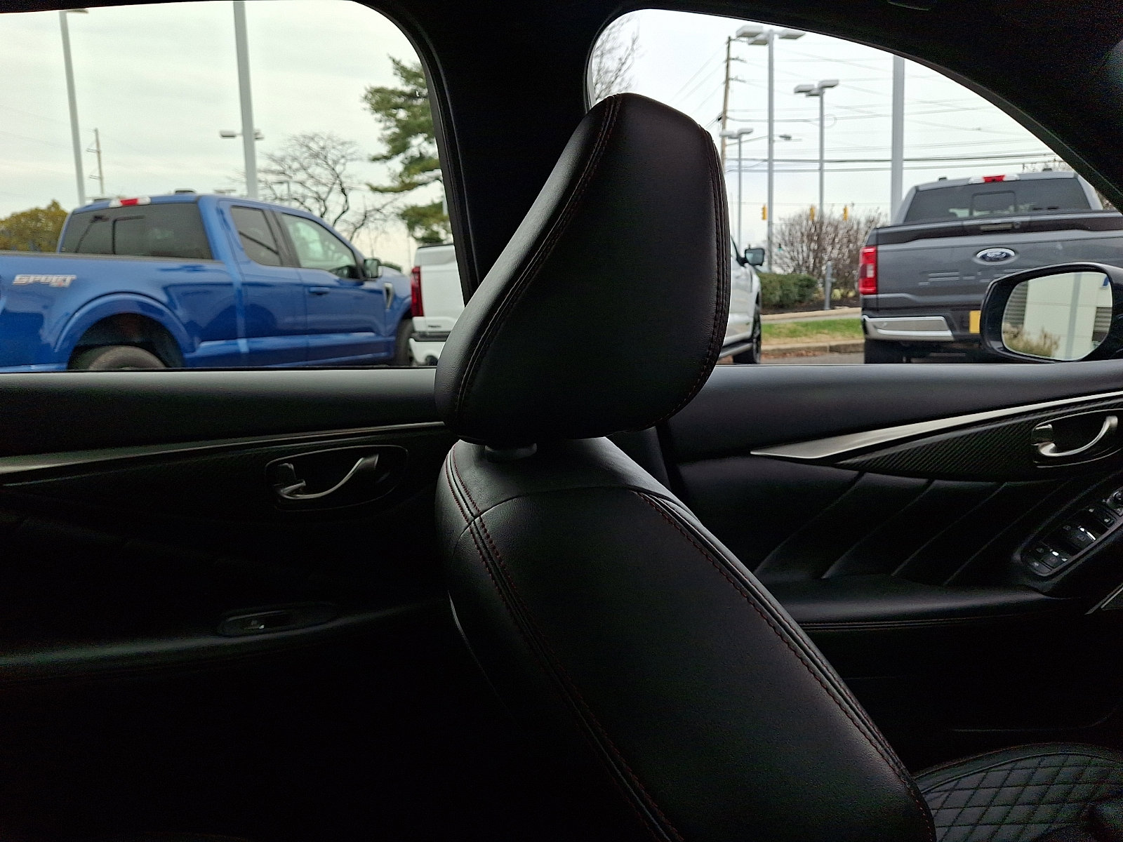 Used 2021 INFINITI Q50 Red Sport 400 w/ All Weather Package image 13