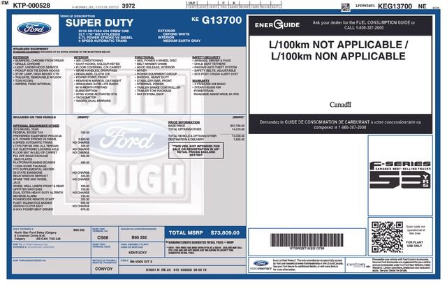 Certified 2019 Ford F350 XLT w/ FX4 Off-Road Package AWD/4WD image 11