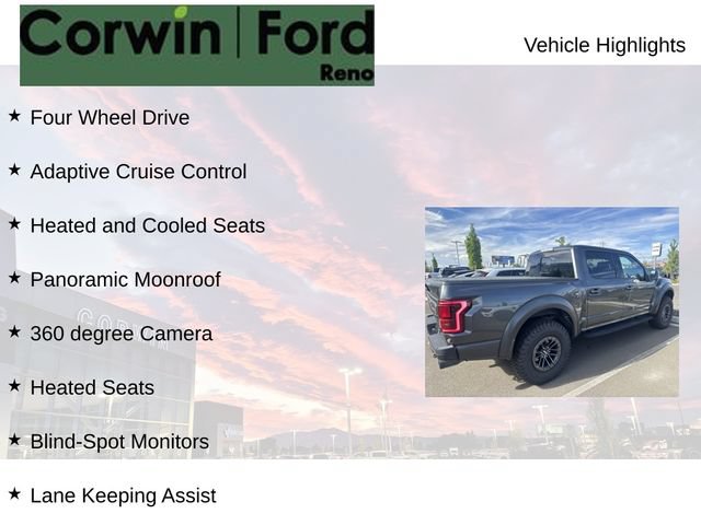 Certified 2020 Ford F150 Raptor w/ Equipment Group 802A Luxury AWD/4WD image 8