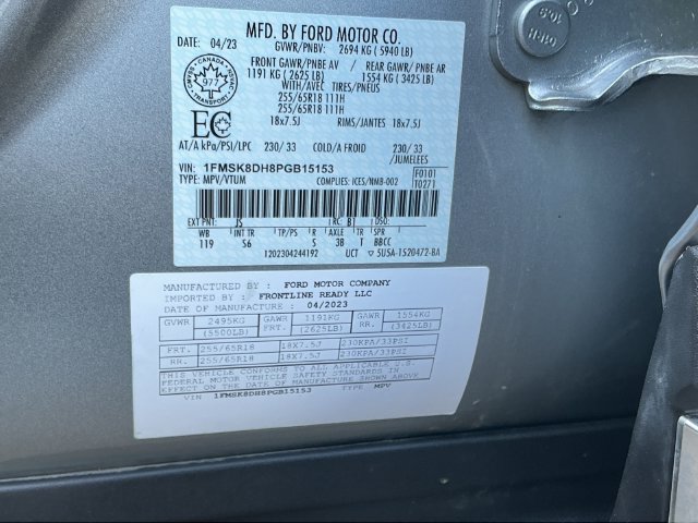 Certified 2023 Ford Explorer XLT AWD/4WD image 25