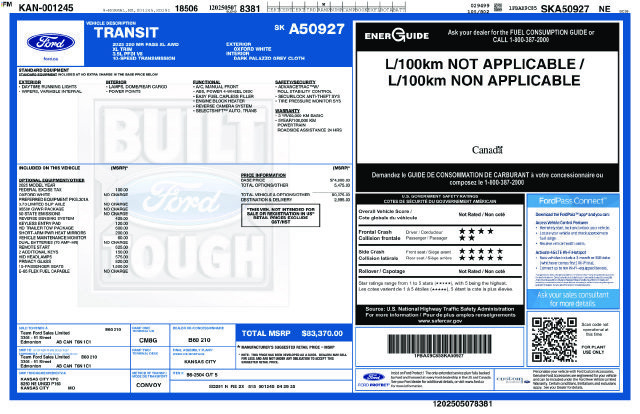Certified 2025 Ford Transit 350 XL AWD/4WD image 31