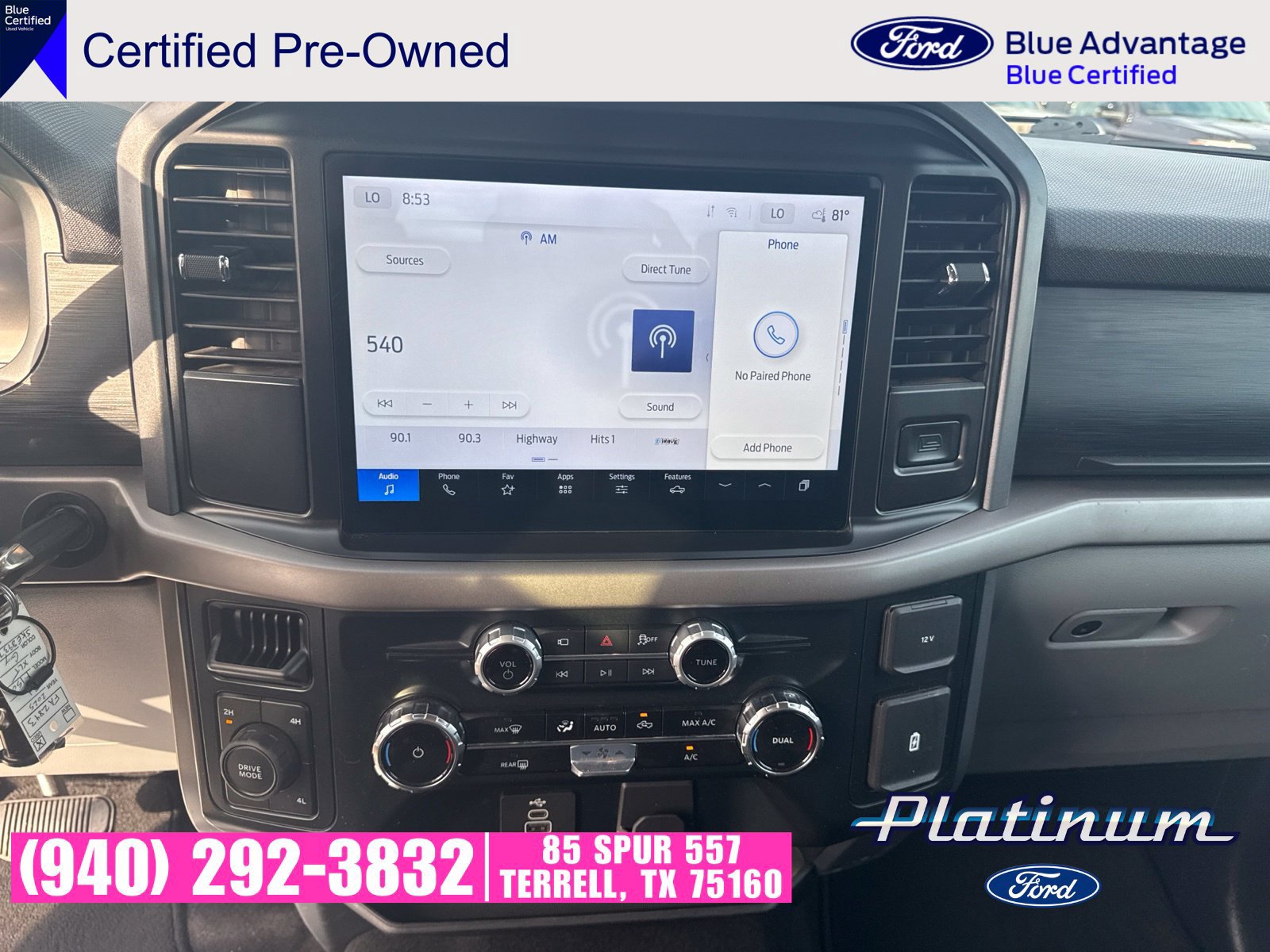 Certified 2025 Ford F150 XLT w/ Equipment Group 301A Standard AWD/4WD image 16