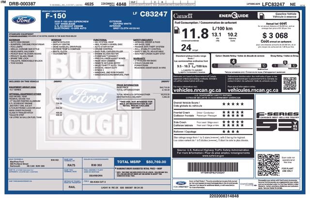 Certified 2020 Ford F150 XLT AWD/4WD image 4
