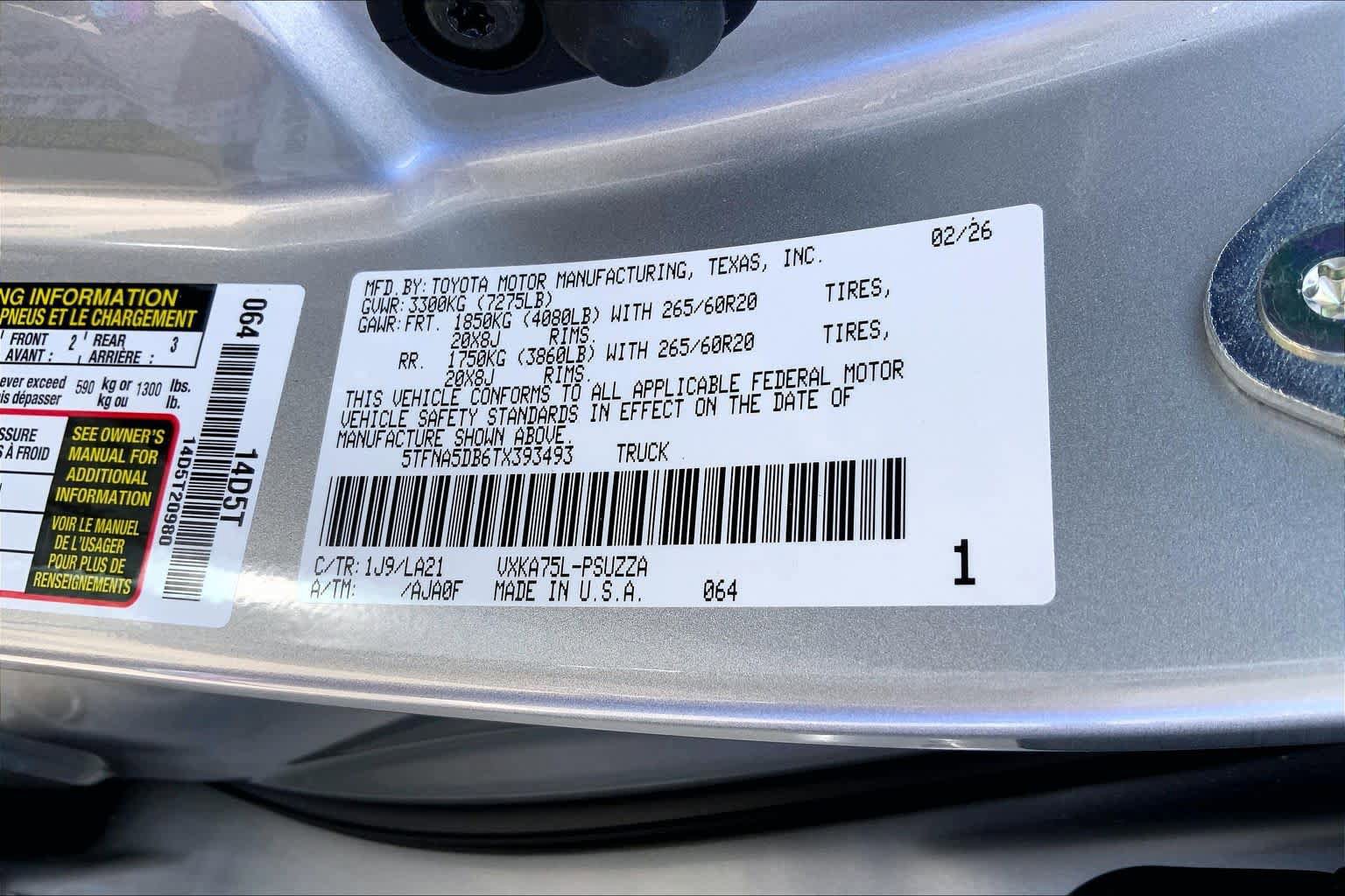 Used 2026 Toyota Tundra Platinum AWD/4WD image 34