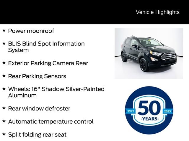 Certified 2019 Ford EcoSport SE w/ SE Convenience Package FWD image 11