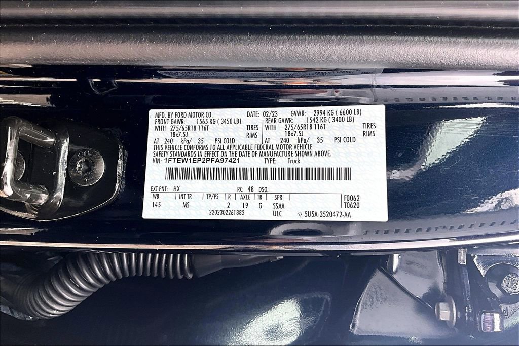 Certified 2023 Ford F150 XLT w/ Equipment Group 302A High AWD/4WD image 36