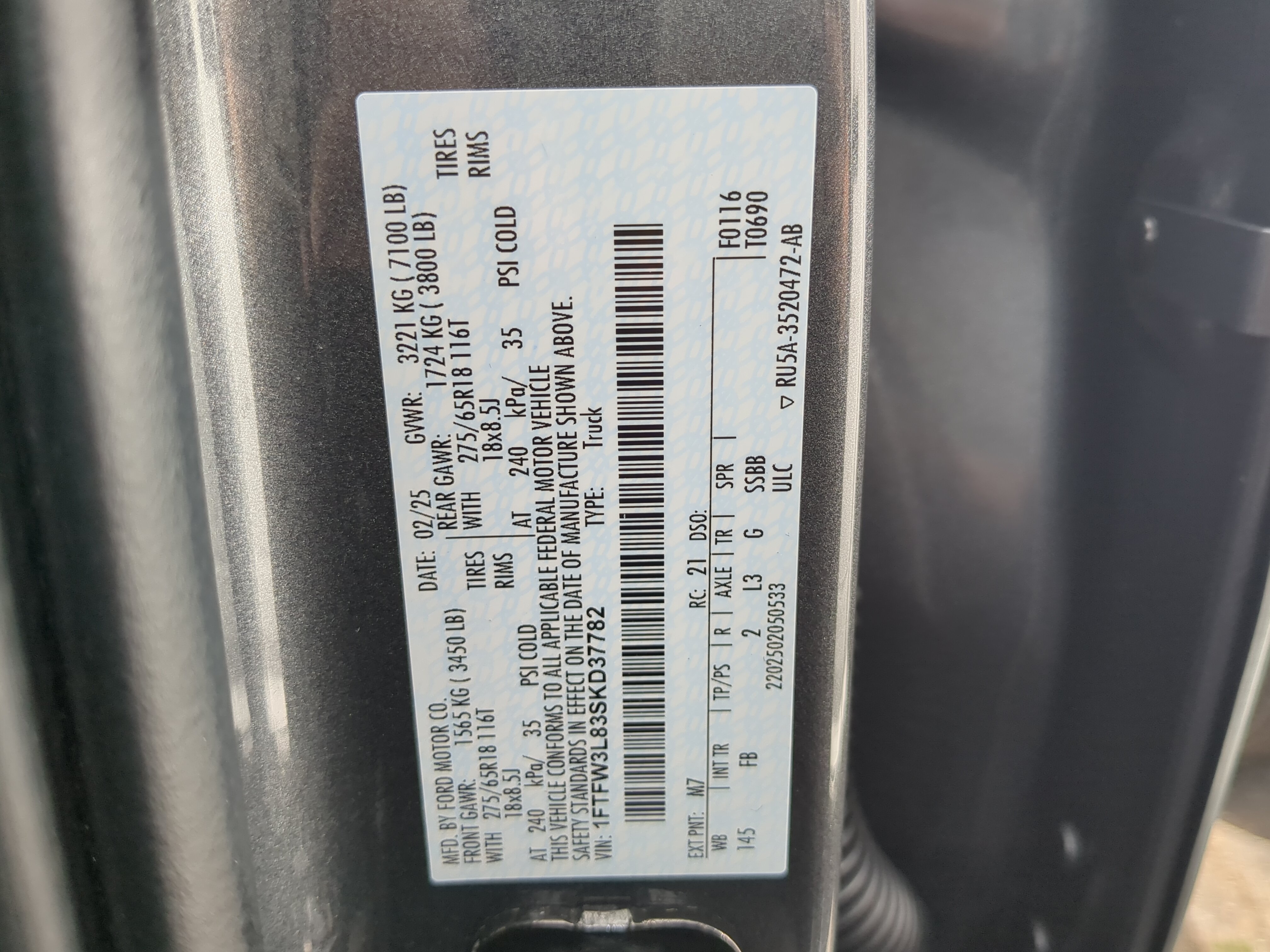 Certified 2025 Ford F150 XLT w/ Equipment Group 302A MID AWD/4WD image 28