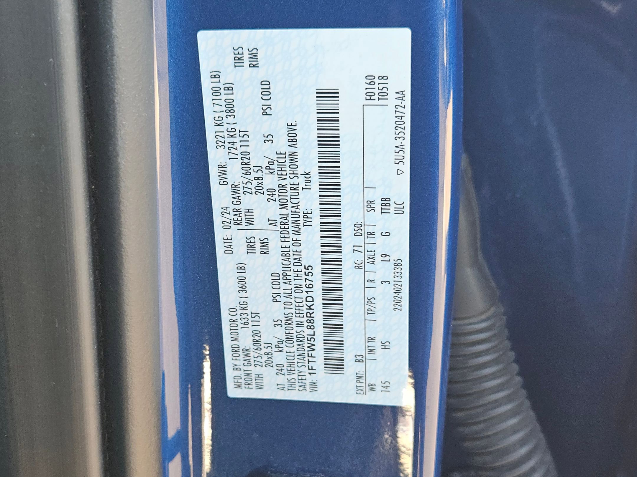 Certified 2024 Ford F150 Lariat w/ FX4 Off-Road Package image 26