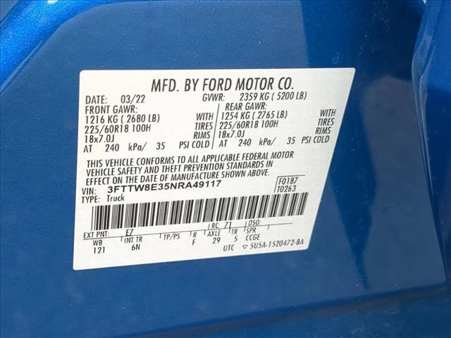 Certified 2022 Ford Maverick Lariat w/ Lariat Luxury Package FWD image 23