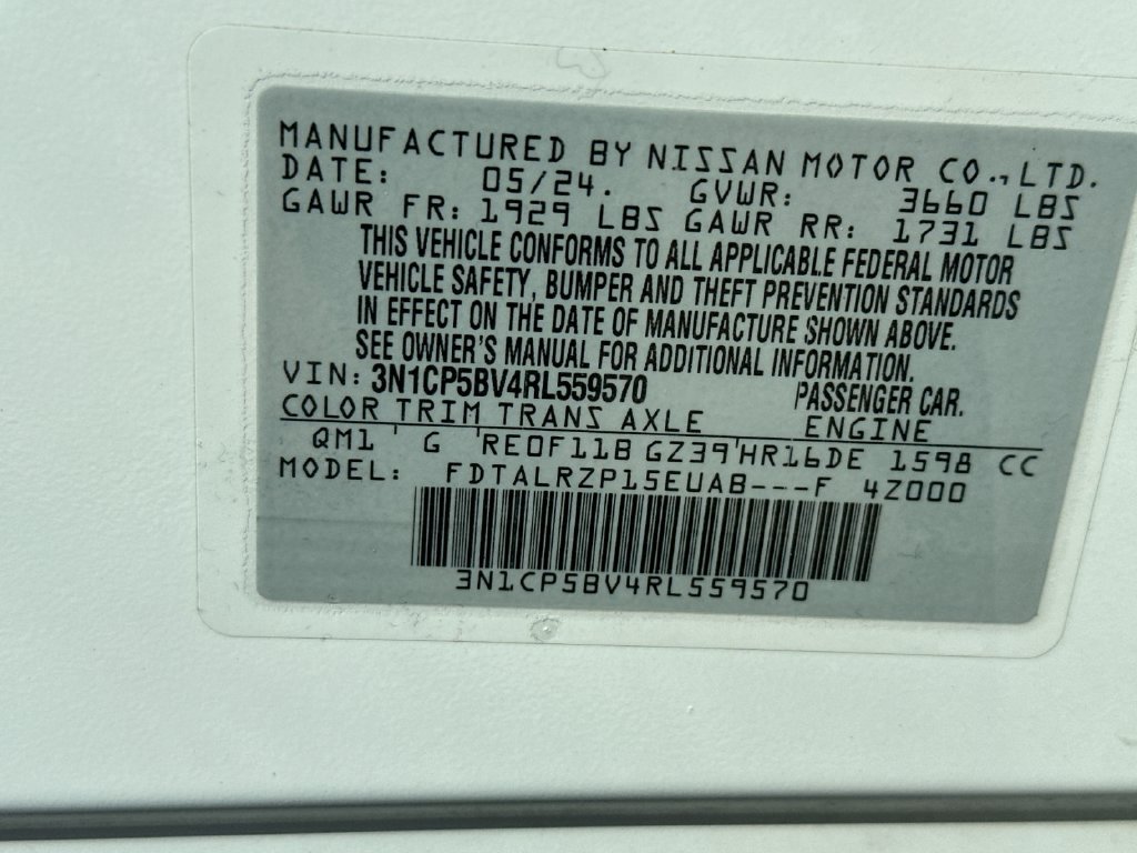 Used 2024 Nissan Kicks S FWD image 29