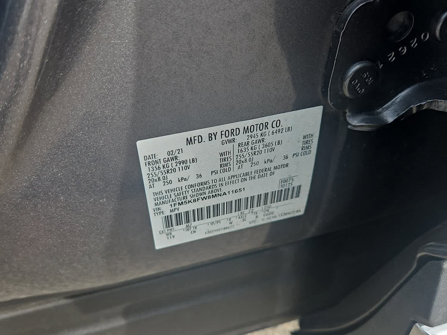 Certified 2021 Ford Explorer Limited w/ Hybrid Equipment Group 310A image 22