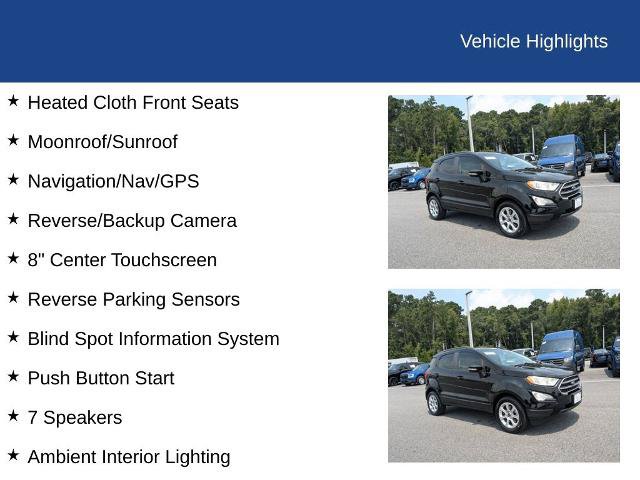 Certified 2020 Ford EcoSport SE w/ SE Convenience Package FWD image 30