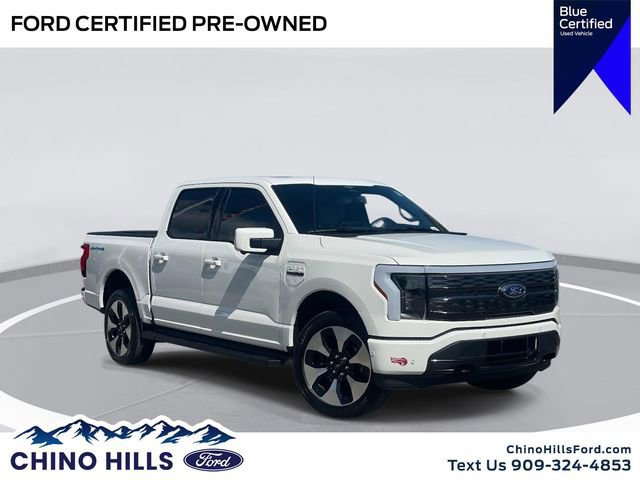 Certified 2023 Ford F150 Lightning Platinum