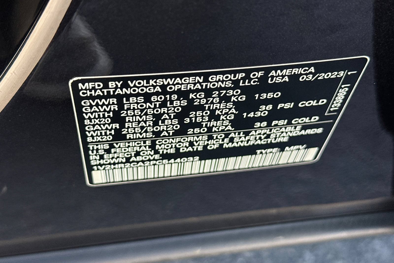 Used 2023 Volkswagen Atlas SE AWD/4WD image 29