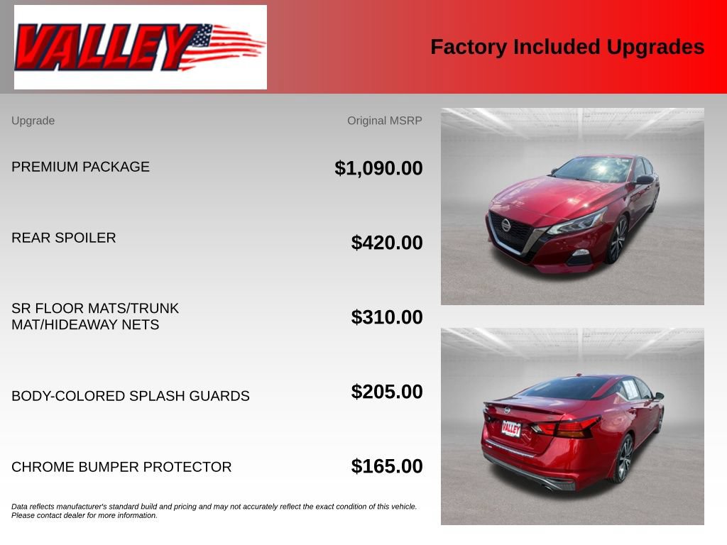 Used 2020 Nissan Altima 2.5 SR w/ Premium Package FWD image 6