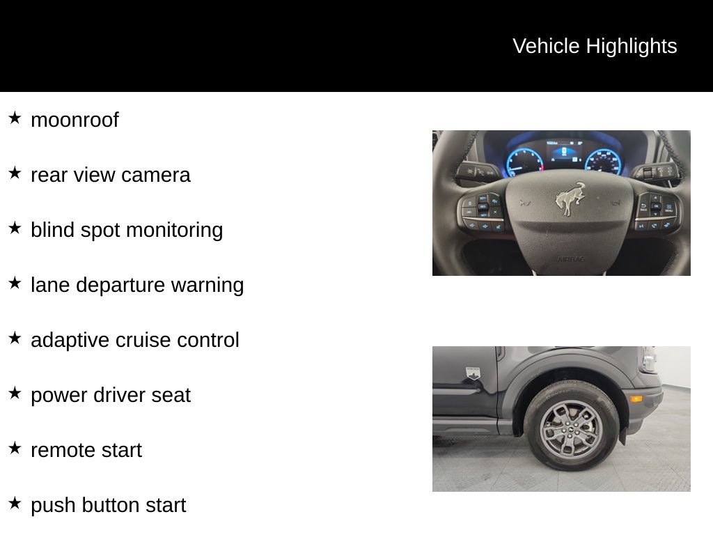 Certified 2024 Ford Bronco Sport Big Bend w/ Convenience Package AWD/4WD image 10