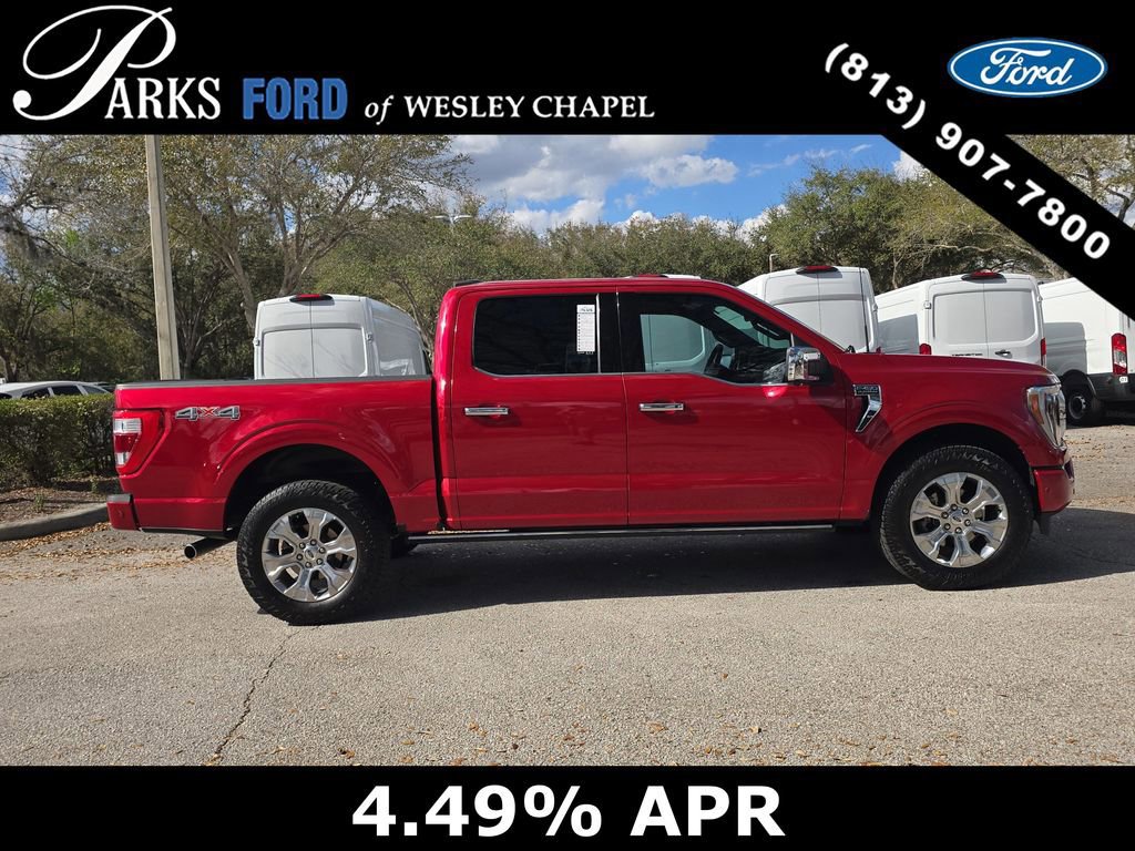 Certified 2023 Ford F150 Platinum w/ Trailer Tow Package image 2