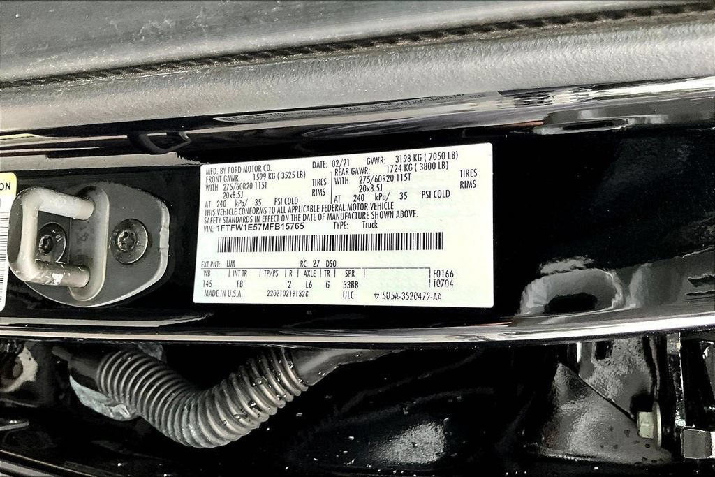Certified 2021 Ford F150 XLT w/ Equipment Group 301A Mid AWD/4WD image 22