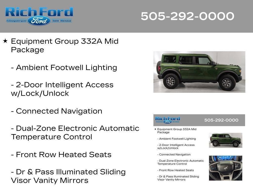 Certified 2025 Ford Bronco Badlands AWD/4WD image 43