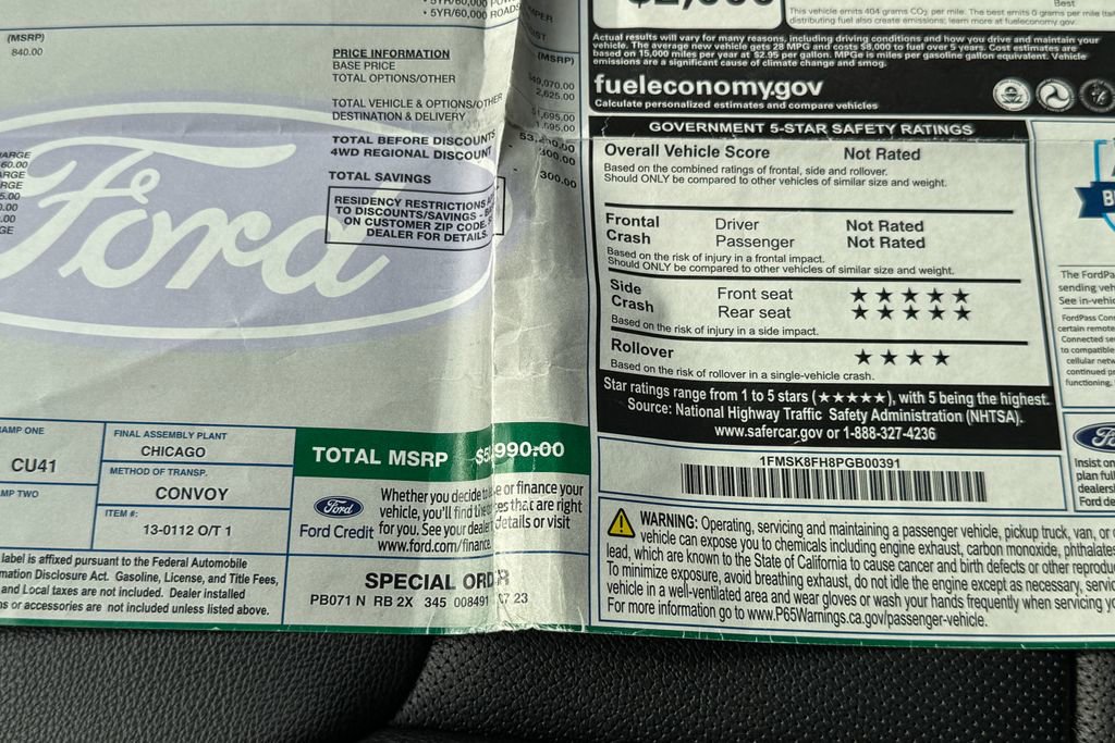 Certified 2023 Ford Explorer Limited w/ Equipment Group 301A AWD/4WD image 41