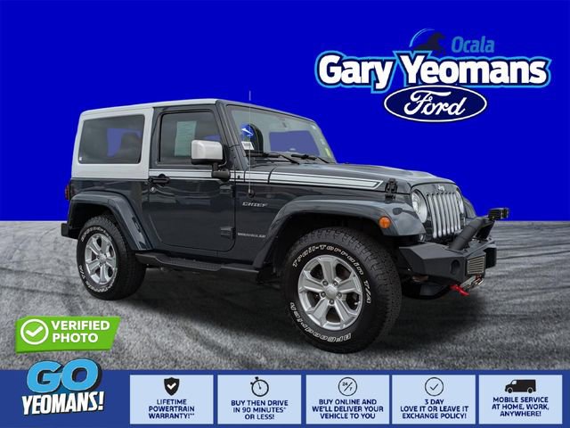 Used 2017 Jeep Wrangler Sahara w/ Quick Order Package 24E Chief