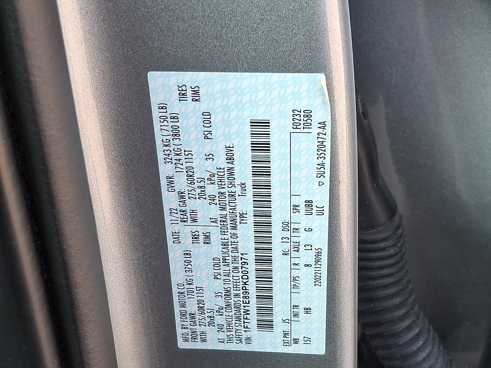 Certified 2023 Ford F150 Lariat w/ Equipment Group 502A High image 28