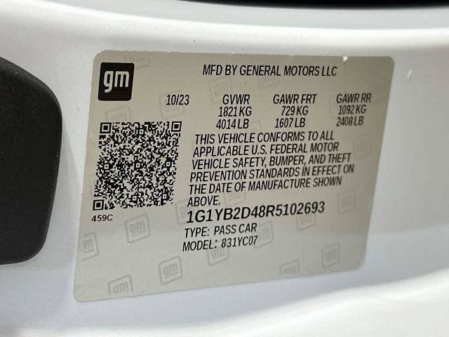 Used 2024 Chevrolet Corvette Stingray Preferred Cpe RWD image 19