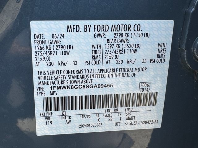 Certified 2025 Ford Explorer ST AWD/4WD image 31