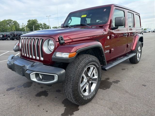 Used 2021 Jeep Wrangler Unlimited Sahara w/ Uconnect 4C Nav & Sound Group AWD/4WD video 2