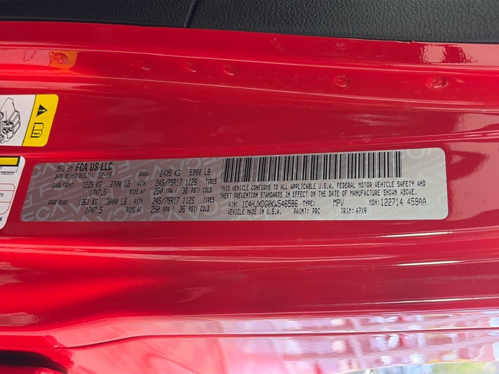 Used 2019 Jeep Wrangler Unlimited Sport AWD/4WD image 9