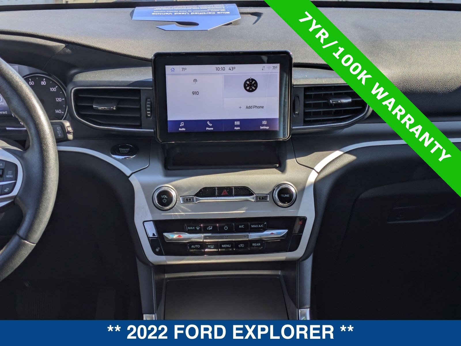 Certified 2022 Ford Explorer XLT w/ Equipment Group 202A image 20