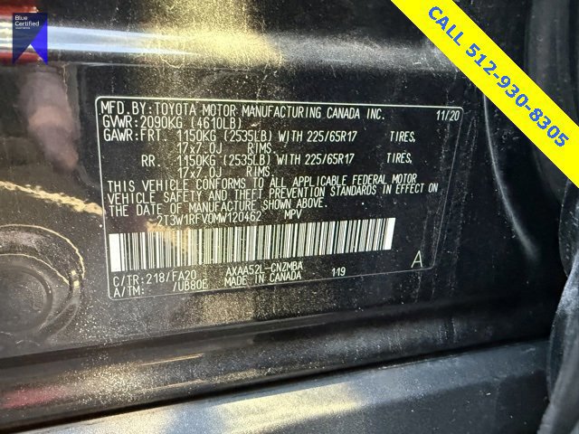 Used 2021 Toyota RAV4 XLE w/ Convenience Package image 11