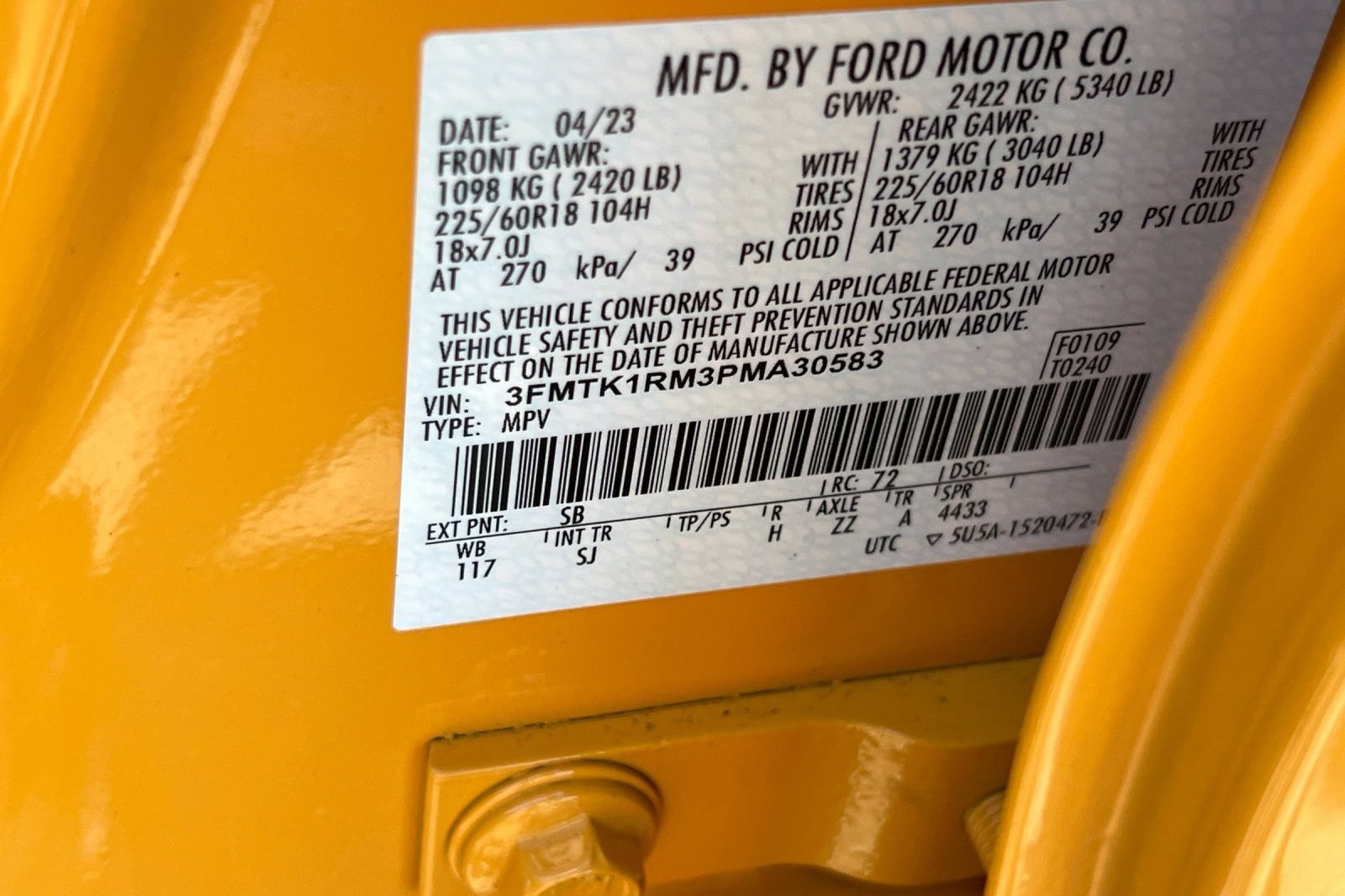 Certified 2023 Ford Mustang Mach-E Select RWD image 53