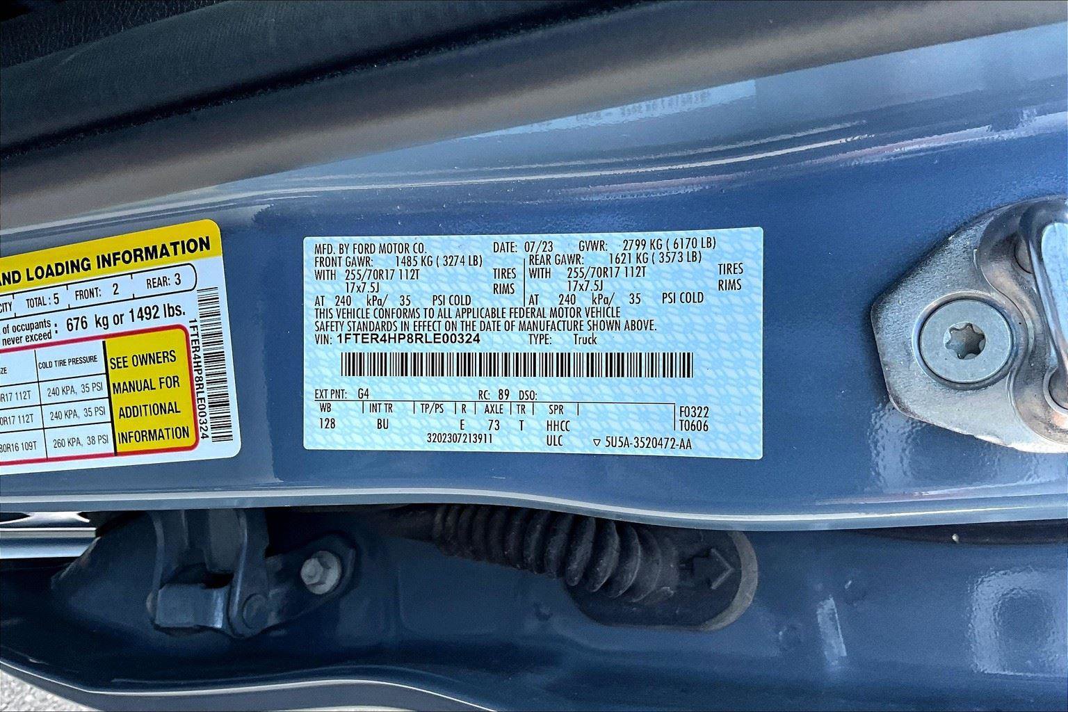 Certified 2024 Ford Ranger XLT image 33