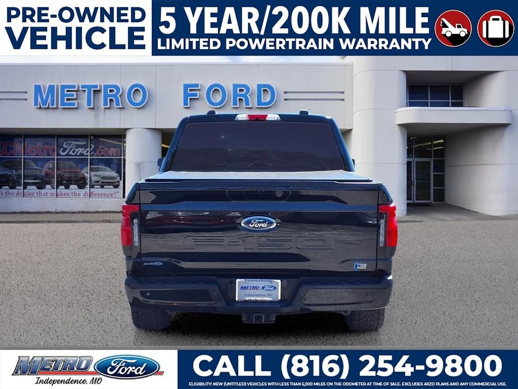 Certified 2023 Ford F150 Lightning XLT w/ Equipment Group 312A High AWD/4WD image 4