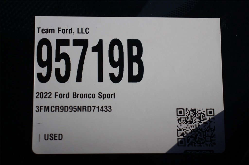 Certified 2022 Ford Bronco Sport Badlands w/ Premium Package image 30