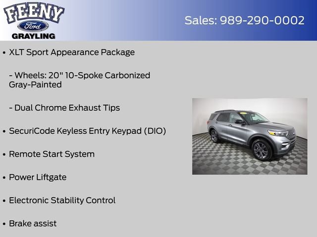 Certified 2023 Ford Explorer XLT w/ Equipment Group 202A image 17